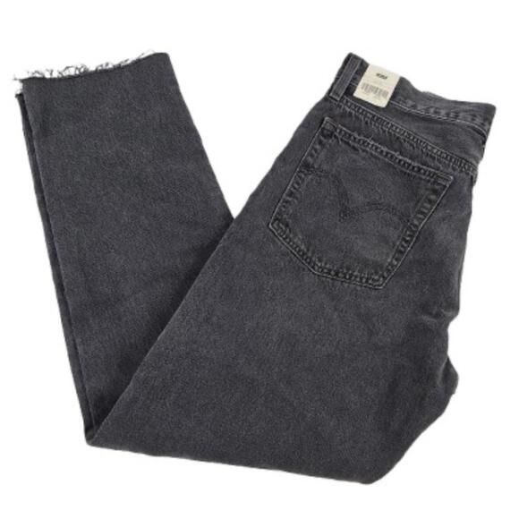 Levi's Denim - Levis Wedgie Straight Jeans Women’s 29x29 Button Fly Big E Black NWT List $108